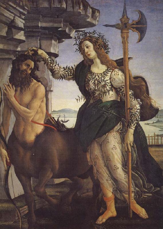 Sandro Botticelli pallade e il centauro oil painting image